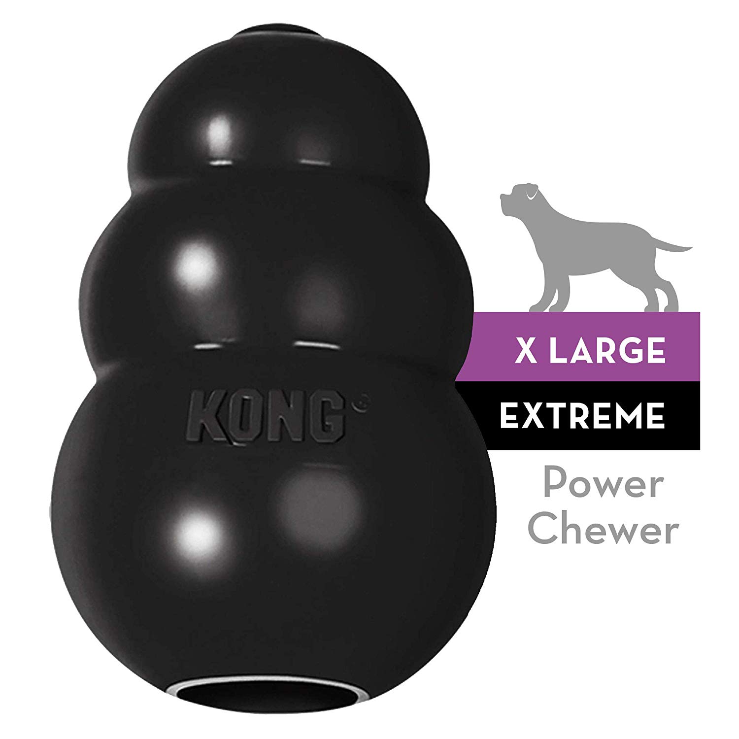 KONG Extreme Dog Toy, Black, XL