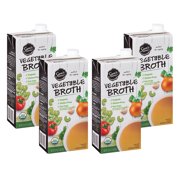 (4 Pack) Sam's Choice Organic Vegetable Broth, 32 oz