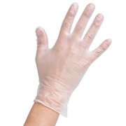 100 Disposable Gloves 3.5 Mil Vinalâ„¢ Food Glove (Non Latex Vinyl Exam) Large