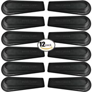 Door Stopper Rubber Doorstop 12 pack Rubber Doorstop Wedges For Home And Office Non Scratching Soft Door Stops Wedges Multi Surface Open Door Holders