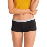 Hanes women's cotton boy brief- 6 pack