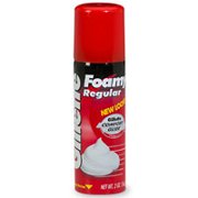 Gillette Foamy Shaving Cream, Regular, Trail Size, #4501 - 2 oz, 6 pack