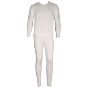 SLM ThermaTek Men's Microfiber Fleece Thermal Underwear Two Piece Long Johns Set