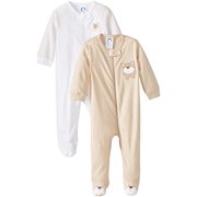 Gerber Zip Front Sleep 'N Play Pajamas, 2pk (Newborn Baby Boys or Newborn Baby Girls Unisex)