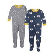 Gerber Organic Cotton Unionsuit Pajamas, 2pk (Baby Boys)