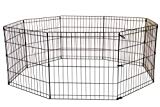 BestPet Metal Wire Playpen, 30 Inch Tall Black