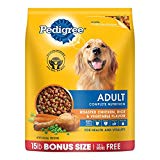 PEDIGREE Adult Roasted Chicken, Rice & Vegetable Flavor Dry Dog Food 15 Pounds