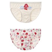 Toddler Girls Briefs 2 Pack PREMIUM 100% Organic Cotton 3T - 7