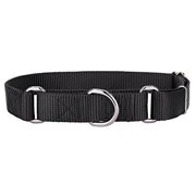 country brook design martingale heavyduty nylon dog collar - black - large