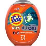 Tide Pods Plus Ultra Oxi, 73 Ct Laundry Detergent Pacs
