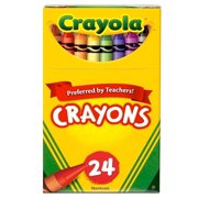 Crayola Crayons, Reg Size, 24 Colors Per Box, Set Of 12 Boxes