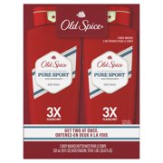 (2 pack) Old Spice Pure Sport High Endurance Body Wash, 18 fl oz