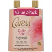 Caress Daily Silk Body Wash, 18 oz, Twin Pack