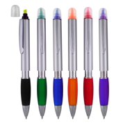 Highlighter Marker With Pen Combo with Chisel Tips, Comes in an array of bright colors, Pack of 6