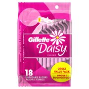 Gillette Daisy 2-Bladed Women's Disposable Razors, 18 Ct
