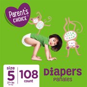 Parent's Choice Diapers, Size 5, 108 Diapers