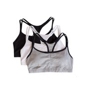 Women's Strappy Sports Bra, Style 9036, 3-Pack