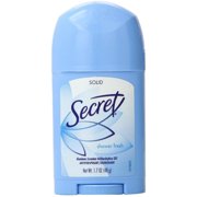 4 Pack - Secret Anti-Perspirant Deodorant Solid Shower Fresh 1.70 oz