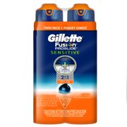 Gillette ProGlide Mens Sensitive Shave Gel, 12 oz, Twin Pack