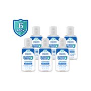 6-Pack Advanced Hand Sanitizer Gel - Portable - 2 Oz. Bottles