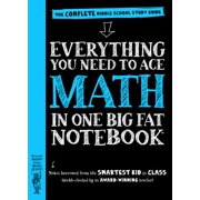 Everything You Need to Ace Math in One Big Fat Notebook - Paperback