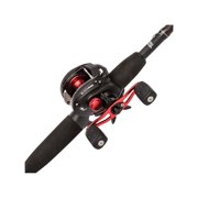 Abu Garcia Black Max Low Profile Baitcast Reel and Fishing Rod Combo