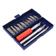 Hobby Knife Precision Set 16pc Exacto Blades Cutting Sculpting Craft Hobby DIY