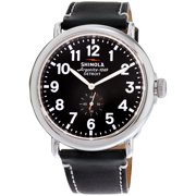 Shinola The Runwell Black Dial Black Leather Mens Watch S0100012