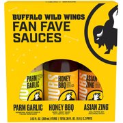 Buffalo Wild Wings 3 Pack Variety Sauces, 3-12 fl oz