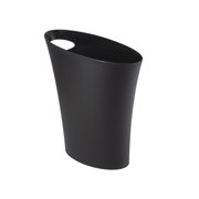 Umbra Skinny Trash Can â€“ Sleek & Stylish Small Garbage Can / Waste Basket With 2 Gallon Capacity, Black