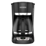 BLACK+DECKER 12-Cup* QuickTouch Programmable Coffeemaker, Black, CM1060B