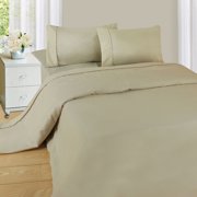 Somerset Home Series Microfiber Sheet Set, Beige, Twin