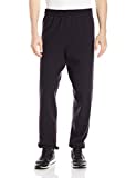 Hanes Men's EcoSmart Fleece Sweatpant, Black, L