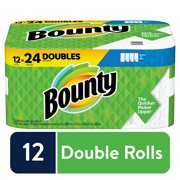 Bounty Select-A-Size Paper Towels, White, 12 Double Rolls