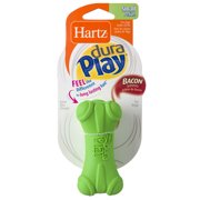 Hartz Dura Play Bacon Scented Dog Bone Toy, Small