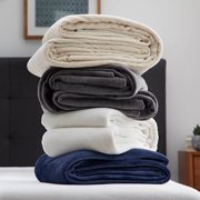 Rest Haven Fleece Blanket - Throw (50" x 60"), Gray