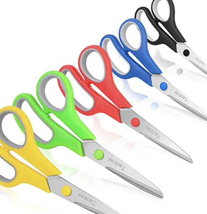 8" Multipurpose Scissor Bulk Pack of 5