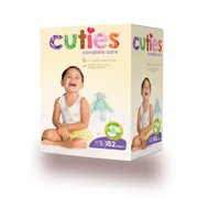 Cuties Complete Care Baby Diapers, Size 5, 152 Count