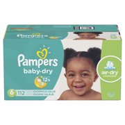 Pampers Baby-Dry Extra Protection Diapers, Size 6, 112 Ct