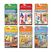 Melissa & Doug On the Go Water Wow! Reusable Water-Reveal Activity Pads, 6-pk