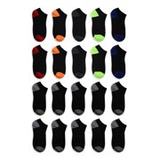 Wonder Nation Boys Socks, No Show, Sizes S-L