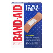 Band-Aid Brand Tough Strips Adhesive Bandage, All One Size, 20 ct