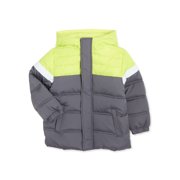 IXtreme Baby & Toddler Boys' Colorblocked Puffer Jacket with Hood, Sizes 12M-4T
