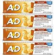 4 X A+D Original Ointment, Diaper Rash & Skin Protectant, 1.5 oz Tube