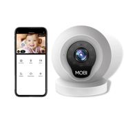 MobiCamÂ® Multi-Purpose Monitoring System, WiFi Video Baby Monitor - Baby Monitoring System - WiFi Camera with 2-way Audio, Recording