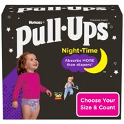 Pull-Ups Girls' Night-Time Potty Training Pants, 3T-4T, 60 Ct