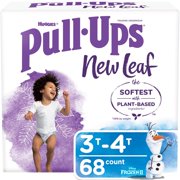 Pull-Ups New Leaf Boys Training Underwear, 3T-4T, 68 Ct