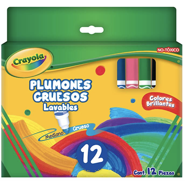 Crayola 12 Thick Washable Markers