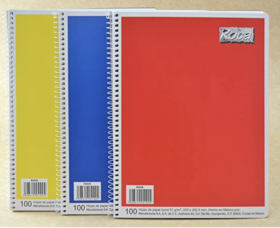 12 Roca professional notebooks of 100 sheets