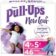 Pull-Ups New Leaf Girls' Disney Frozen Potty Training Pants, 4T-5T, 46 Ct